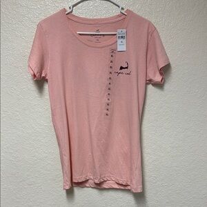 NWT CUFFY’S of Cape Cod Pink Women's T-Shirt Size XL 100% Cotton